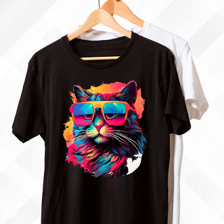 Camisetas estampadas DTF