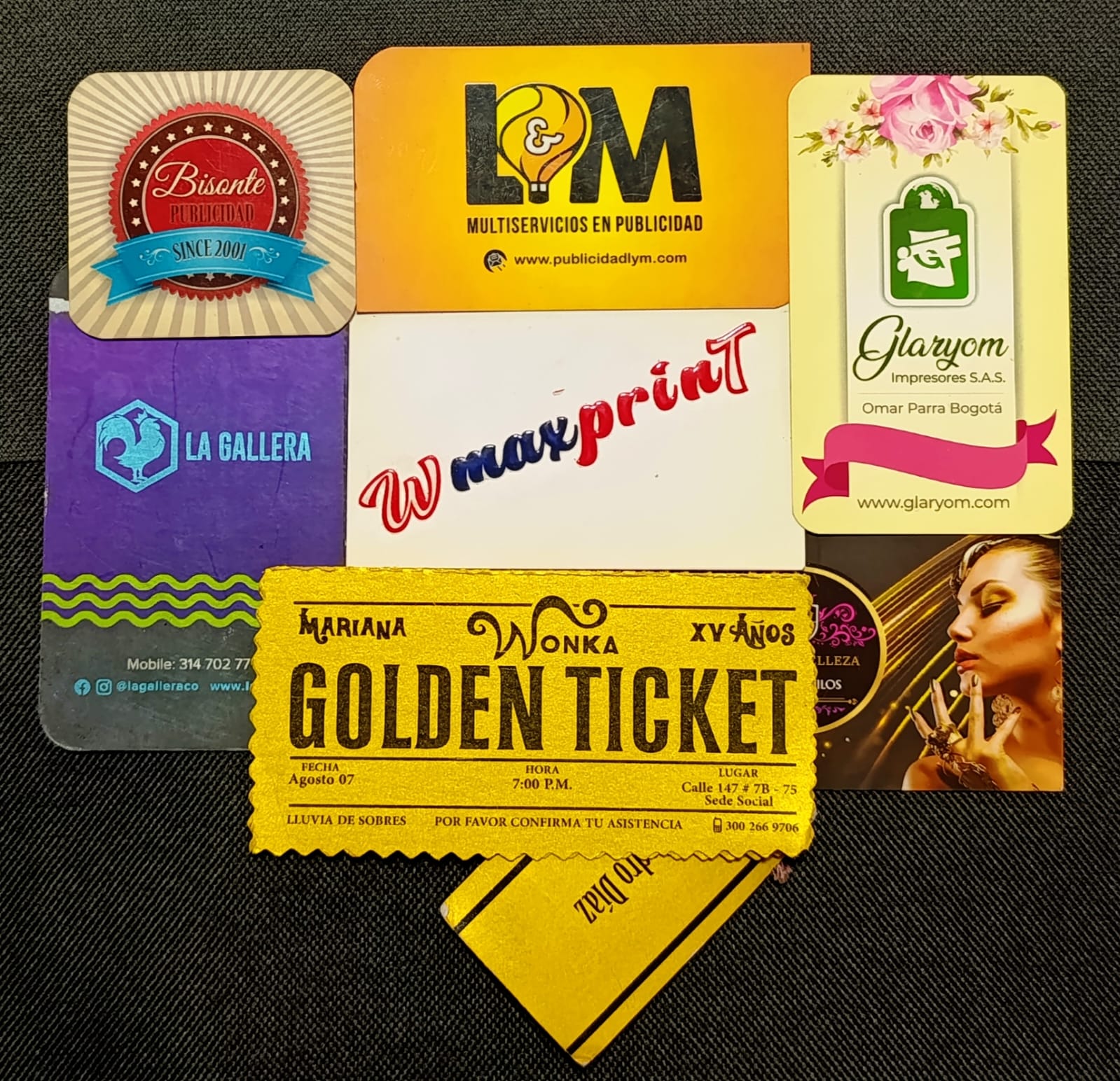 Tarjetas de presentación