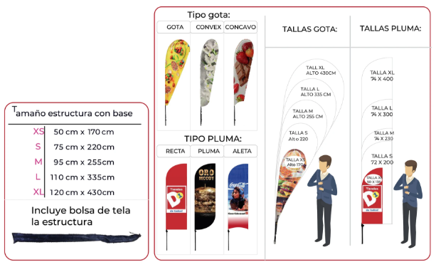 Banderín Pluma