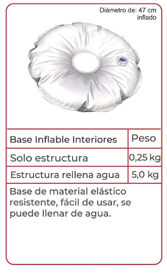 Base Inflable Interiores