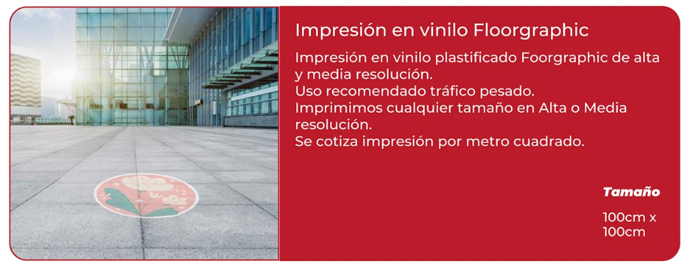 Impresión en Vinilo Floorgraphic