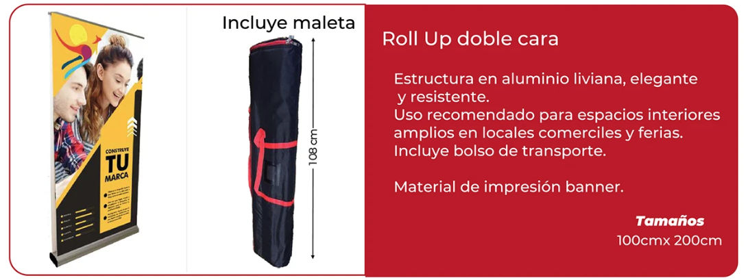 Roll Up Doble Cara