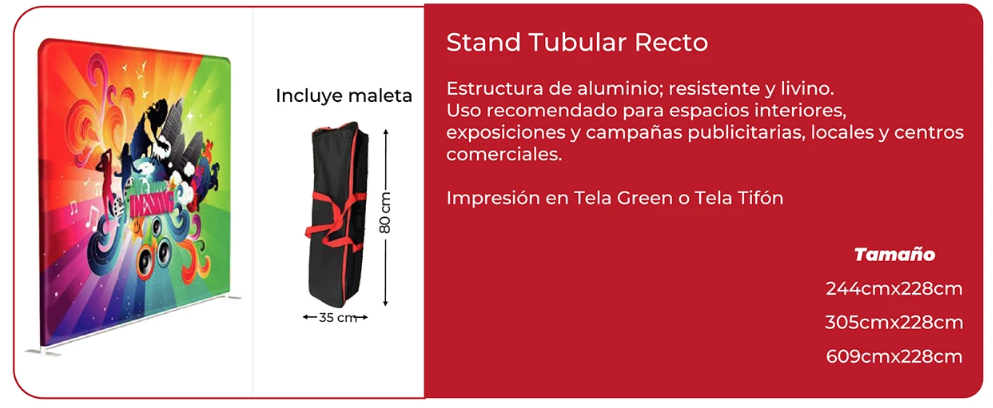 Stand Tubular Recto