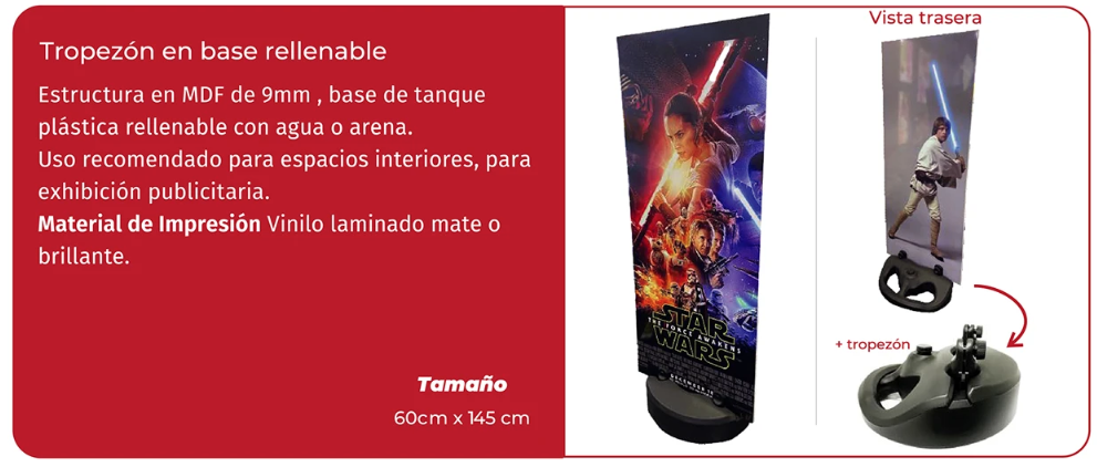 Tropezón en Base Rellenable